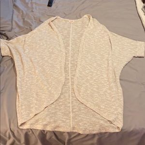 Short sleeve lightweight cardigan